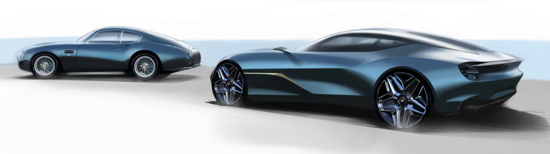 Illustration for article titled The Aston Martin DBS GT Zagato Rendering Looks Like a Sleek Fish